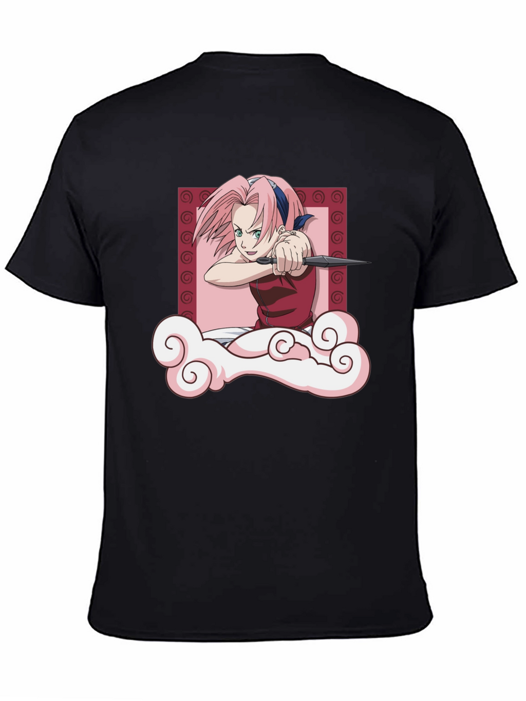 Sakura Haruno Throwing Stars T-Shirt - Anime Tee