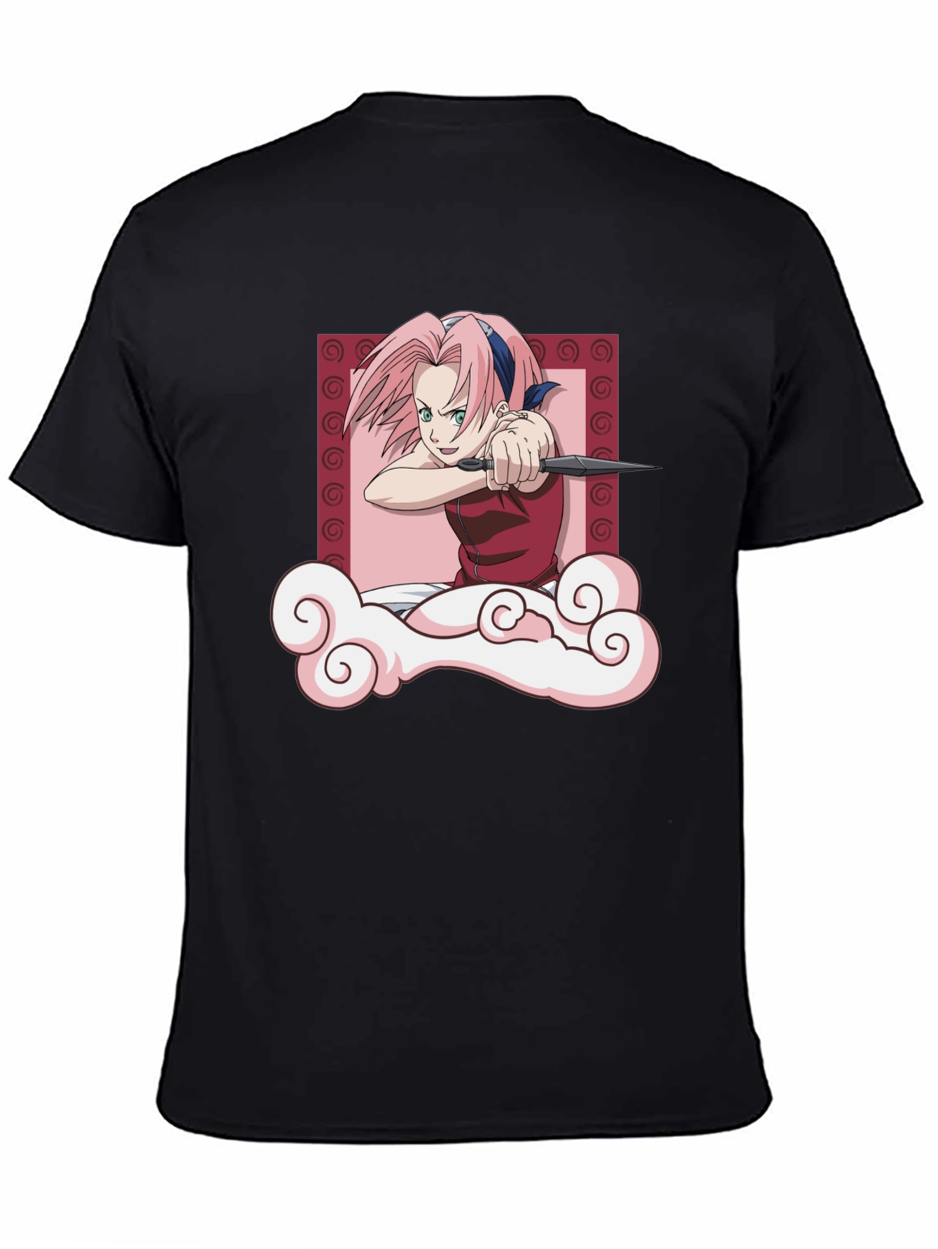 Sakura Haruno Throwing Stars T-Shirt - Anime Tee