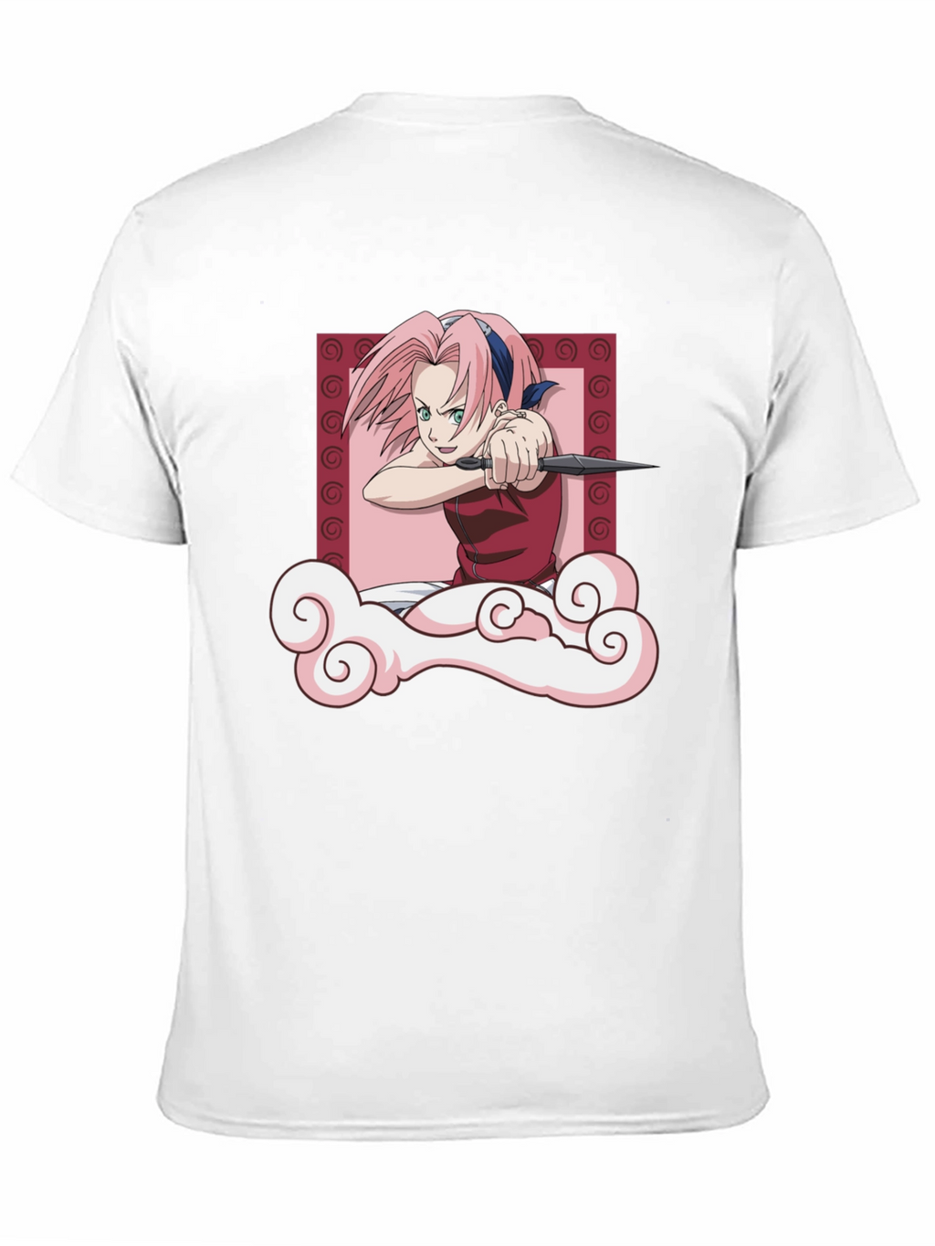 Sakura Haruno Throwing Stars T-Shirt - Anime Tee