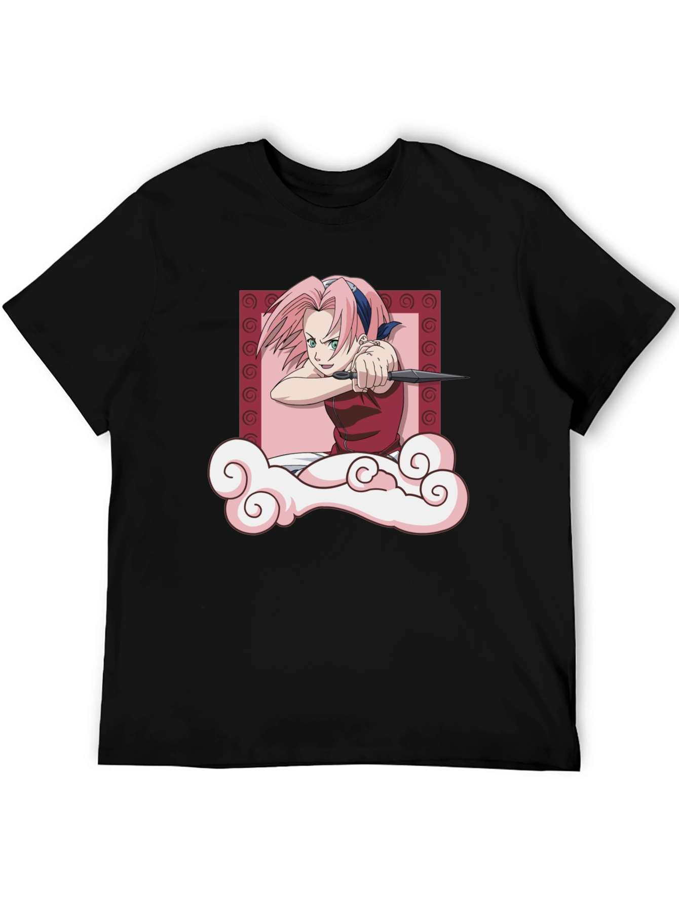 Sakura Haruno Throwing Stars T-Shirt - Anime Tee