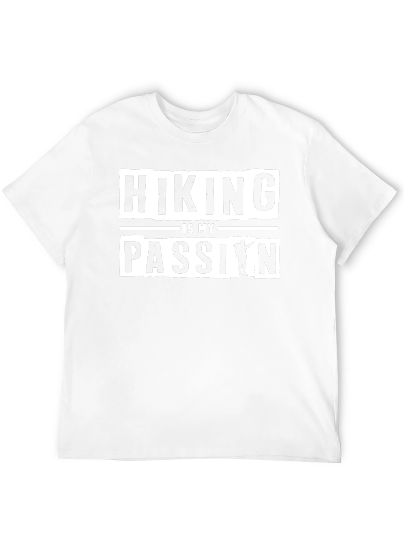 Hiking Is My Passion Graphic Tee - Black