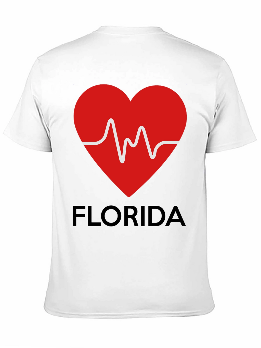 Florida Love Heartbeat Graphic T-Shirt
