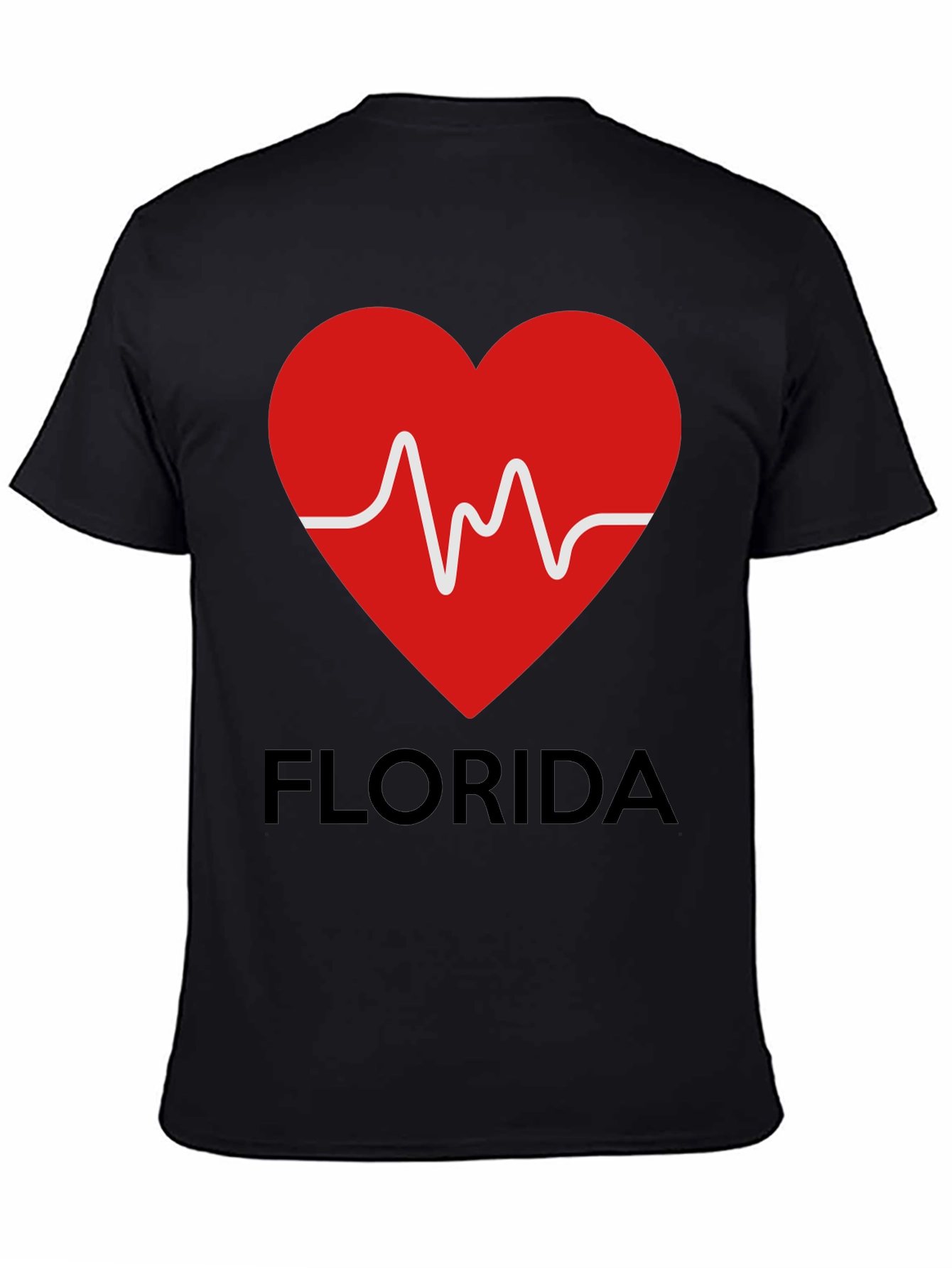 Florida Love Heartbeat Graphic T-Shirt