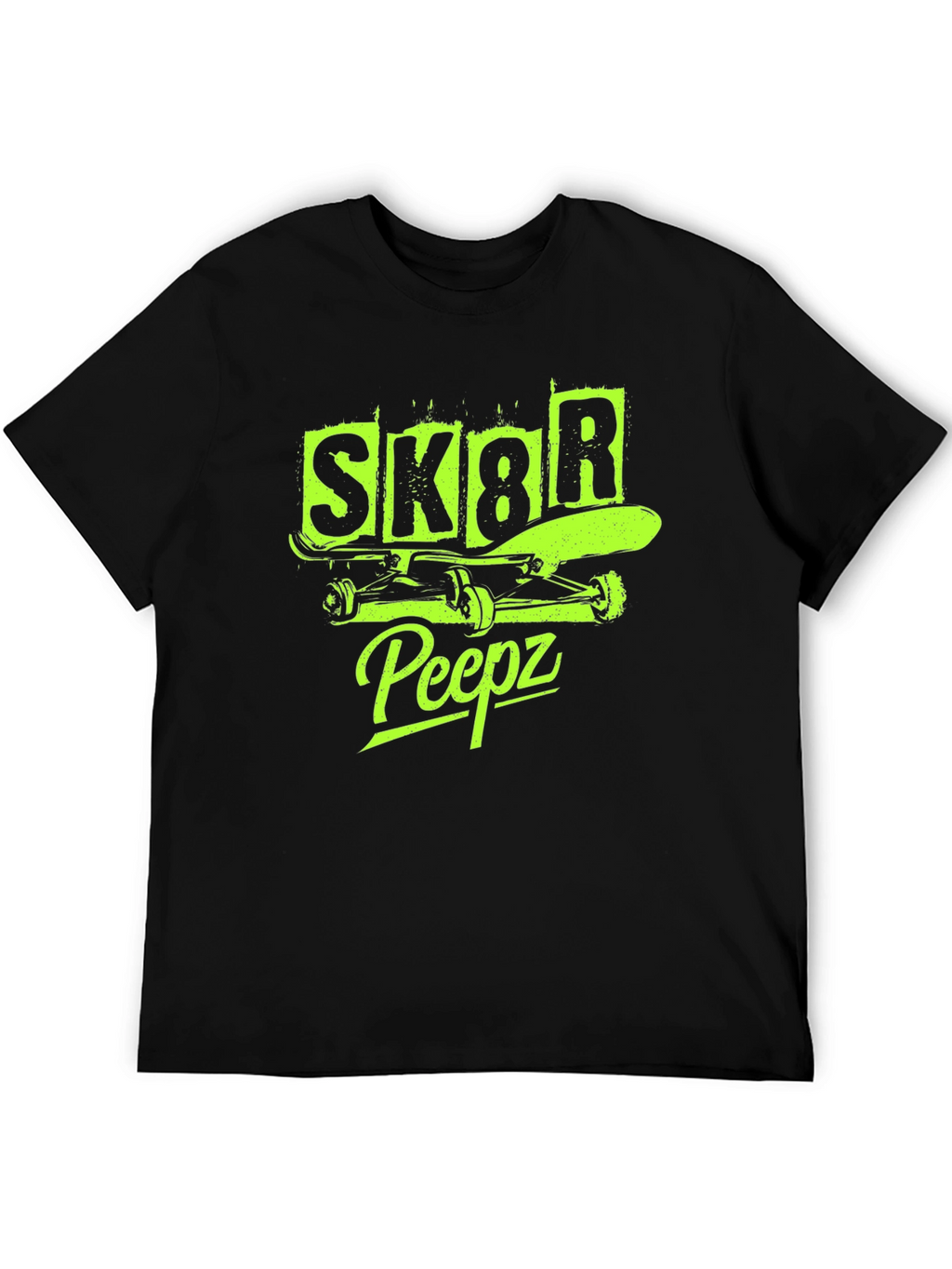 SK8R Peepz Graphic Tee - Skateboarder Style