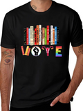 Feminist Book Lover Vote T-Shirt