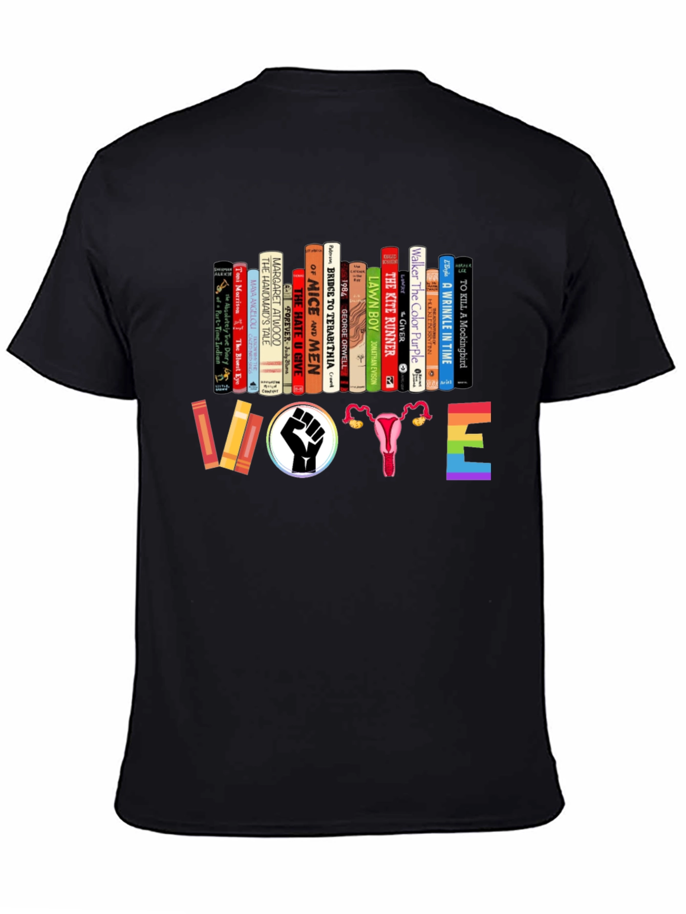Feminist Book Lover Vote T-Shirt