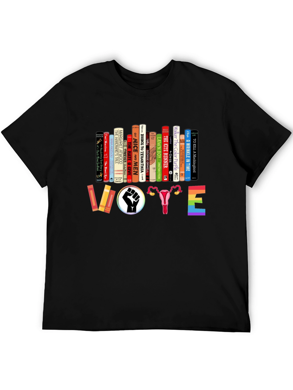 Feminist Book Lover Vote T-Shirt