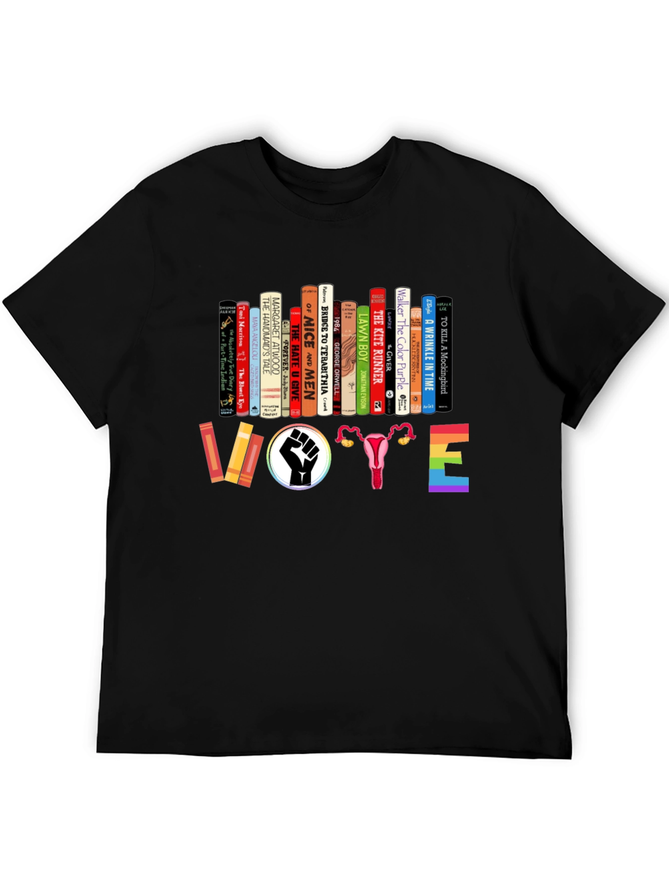 Feminist Book Lover Vote T-Shirt