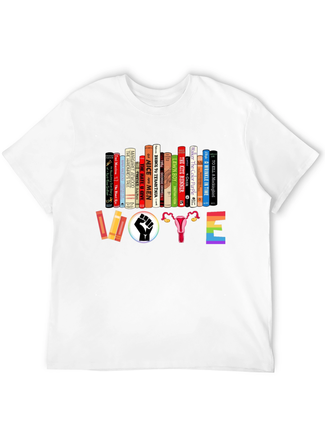 Feminist Book Lover Vote T-Shirt
