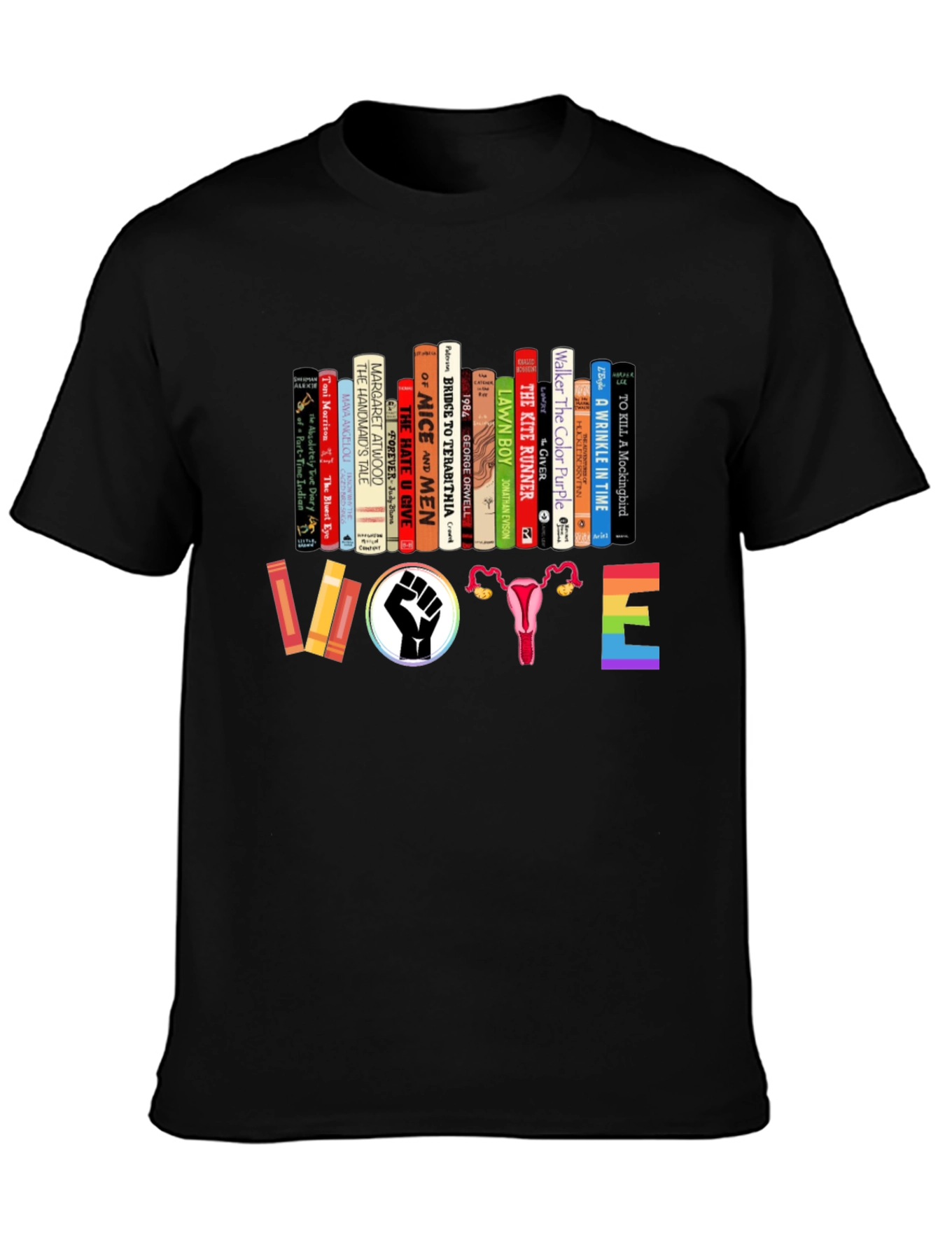 Feminist Book Lover Vote T-Shirt