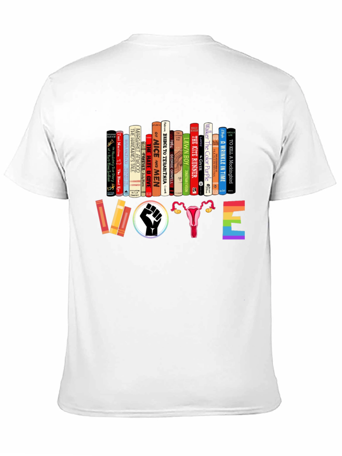 Feminist Book Lover Vote T-Shirt
