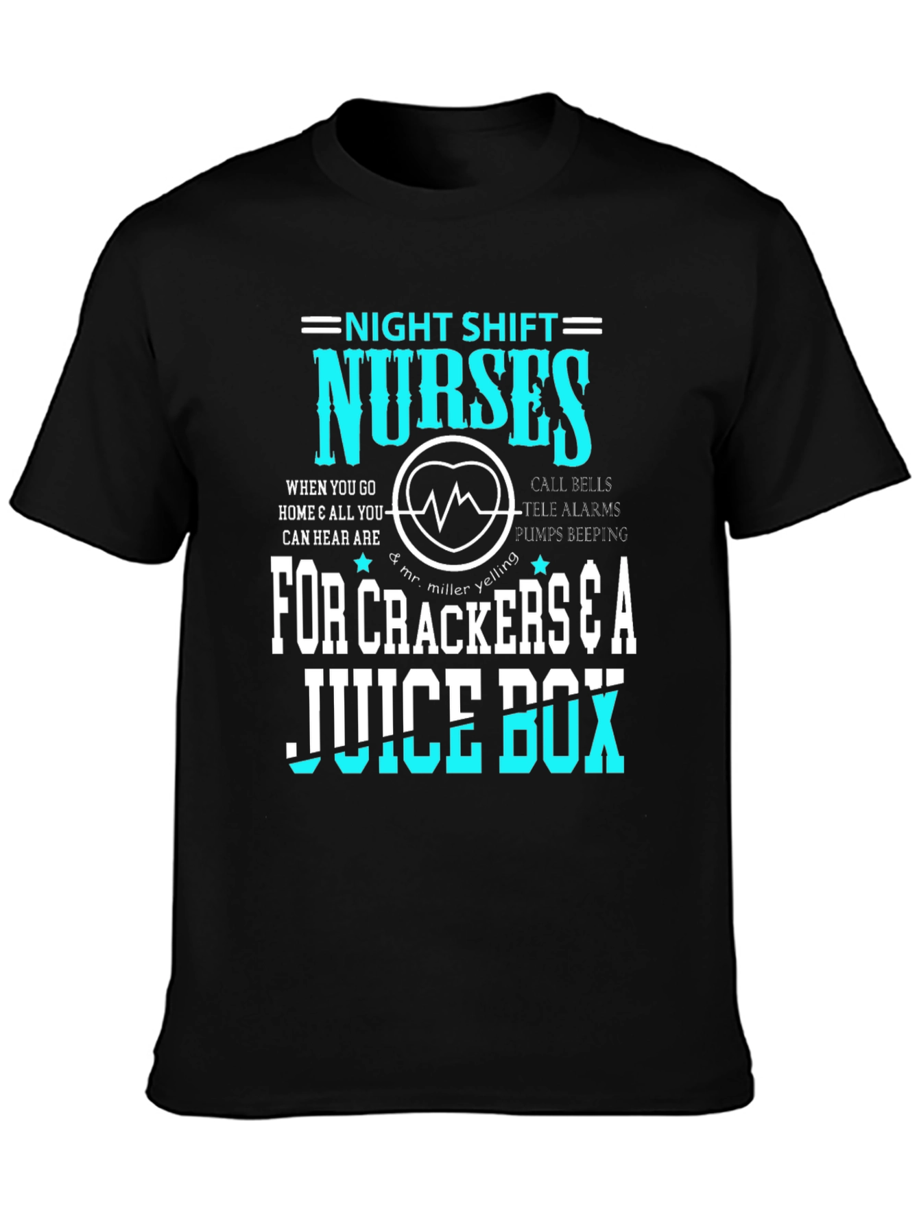 Night Shift Nurse Graphic Tee