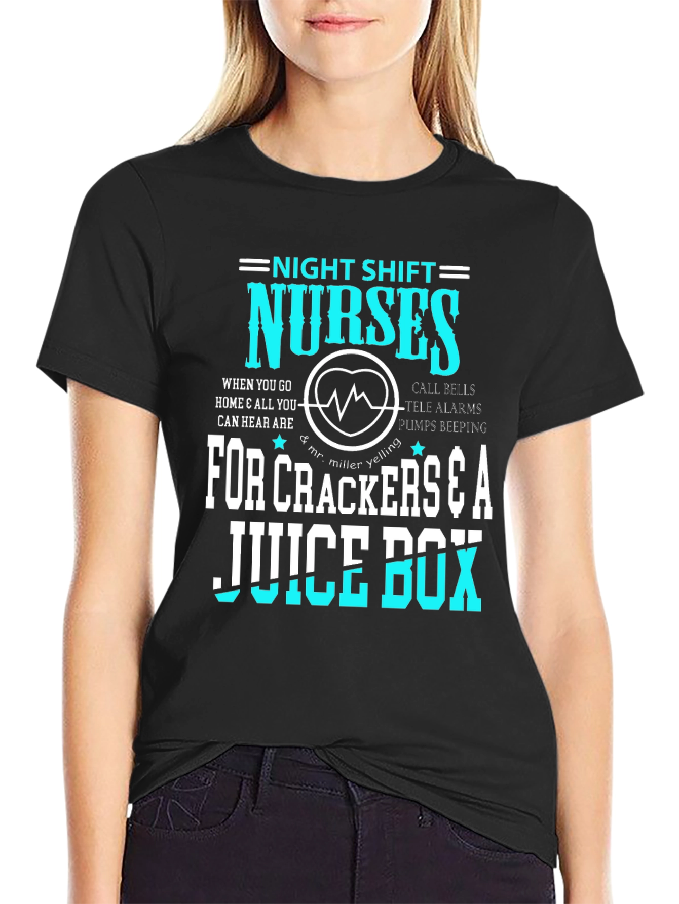 Night Shift Nurse Graphic Tee