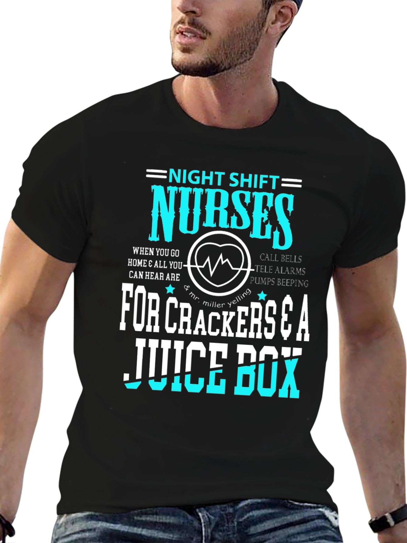 Night Shift Nurse Graphic Tee