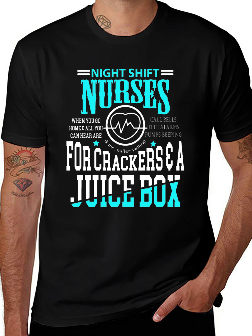 Night Shift Nurse Graphic Tee