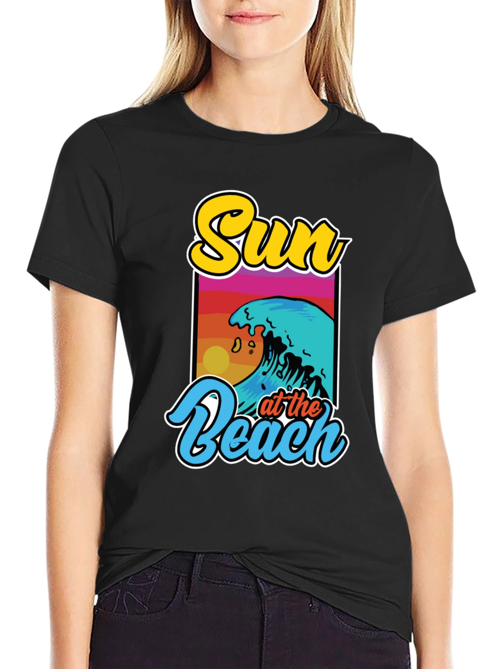 Sun at the Beach Graphic Tee - Summer Vibes