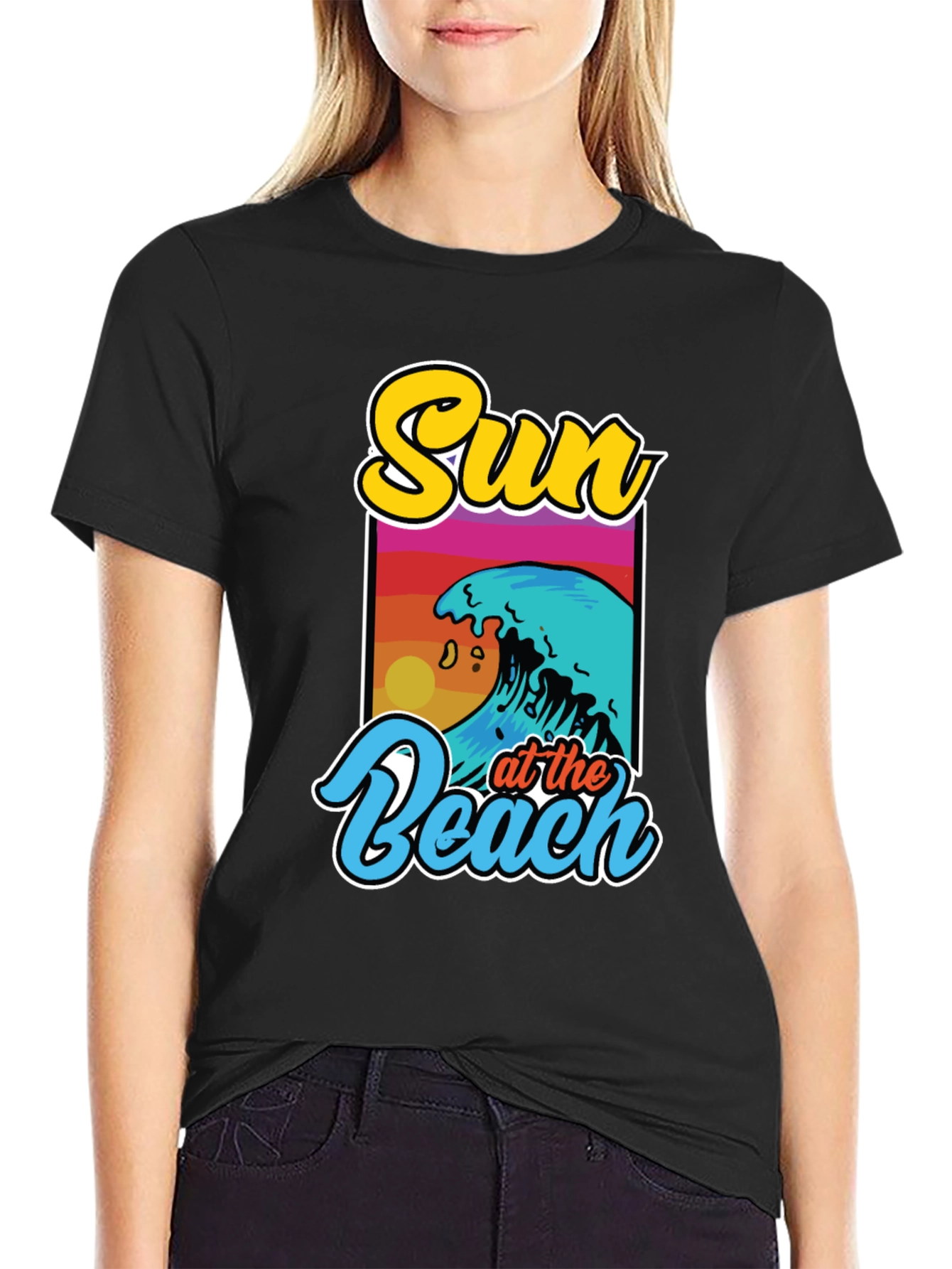 Sun at the Beach Graphic Tee - Summer Vibes