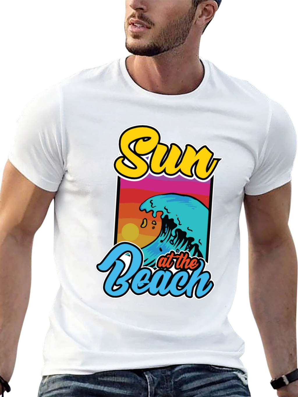 Sun at the Beach Graphic Tee - Summer Vibes