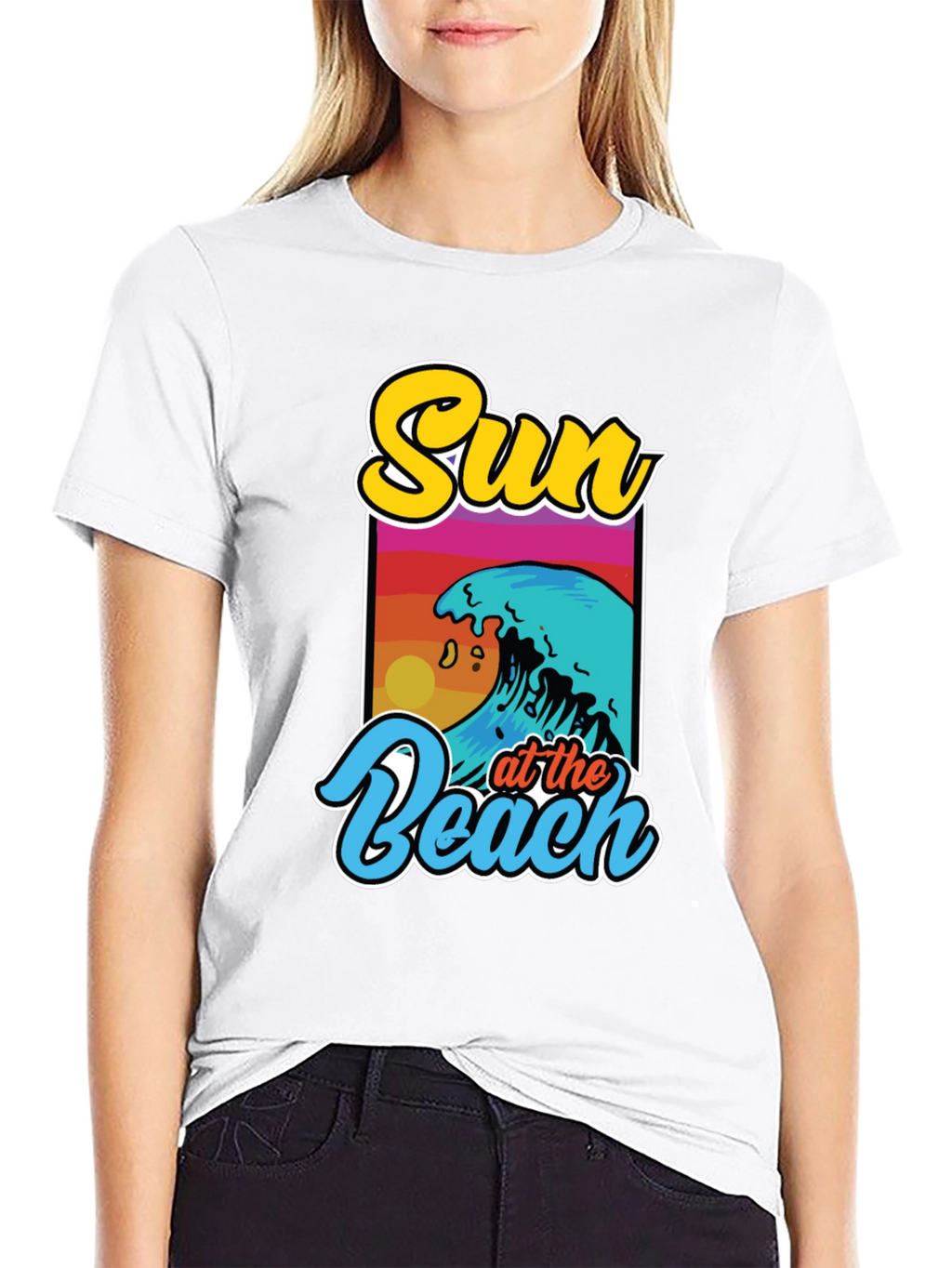 Sun at the Beach Graphic Tee - Summer Vibes