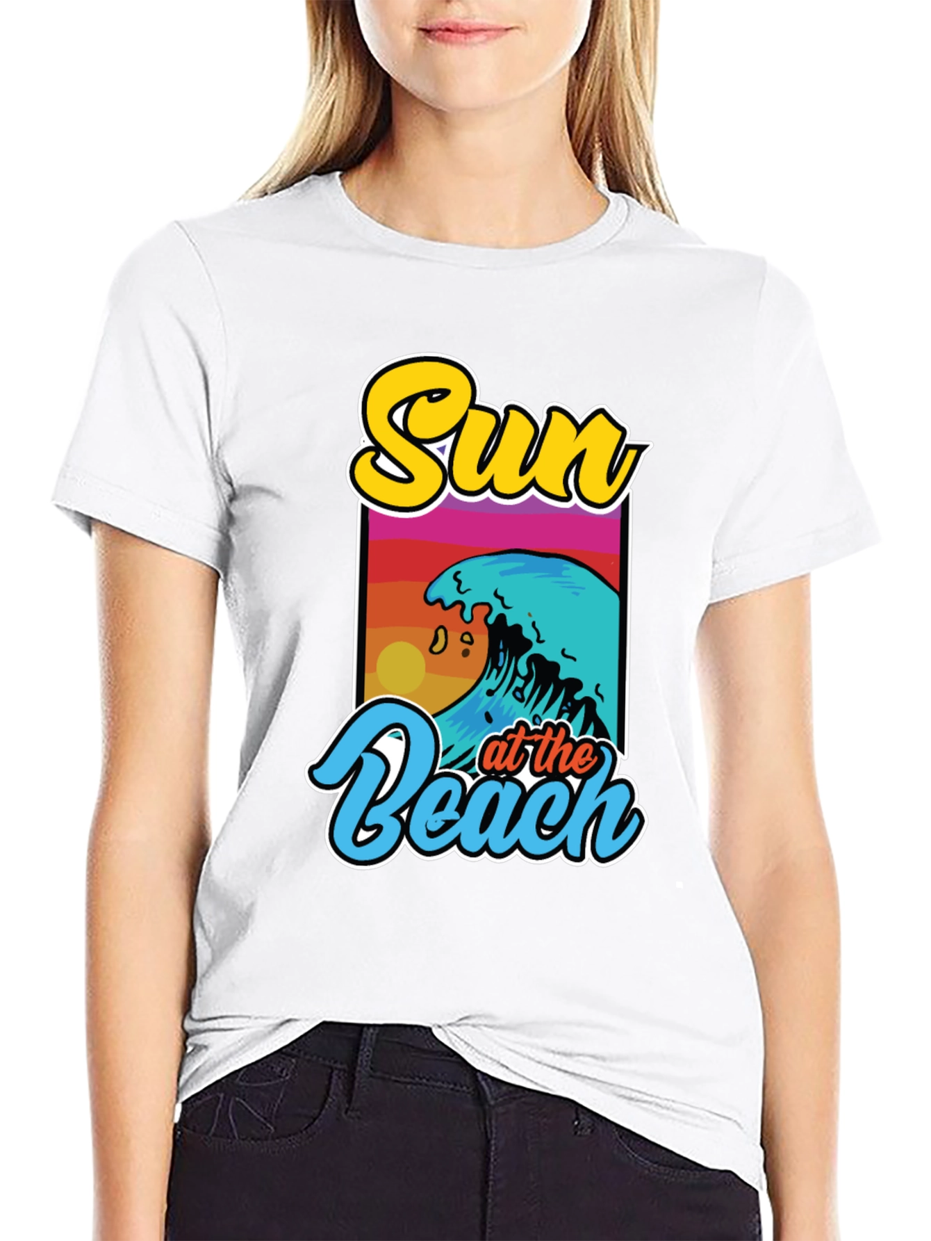 Sun at the Beach Graphic Tee - Summer Vibes