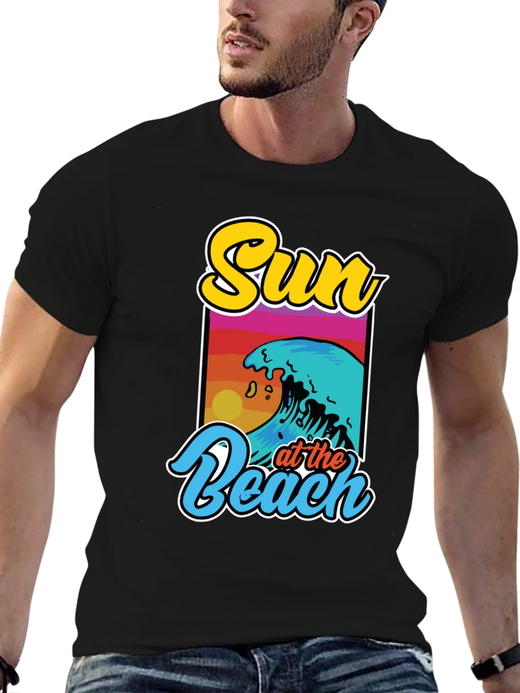 Sun at the Beach Graphic Tee - Summer Vibes