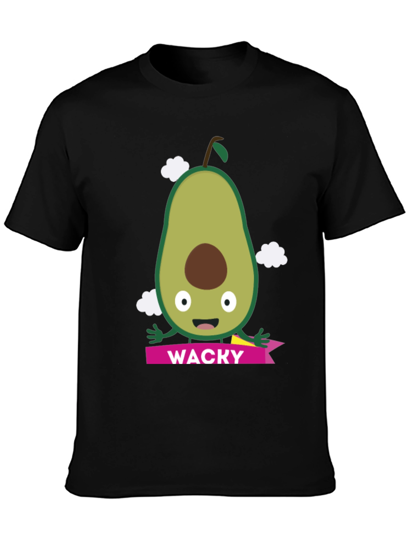 Wacky Avocado Graphic Tee - Fun Foodie T-Shirt