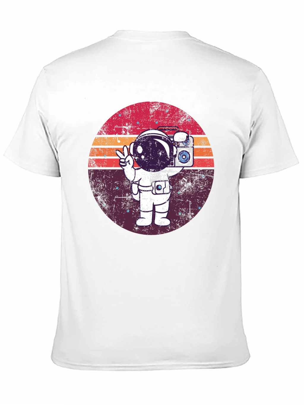Retro Astronaut Graphic Tee - Space Vibes T-Shirt