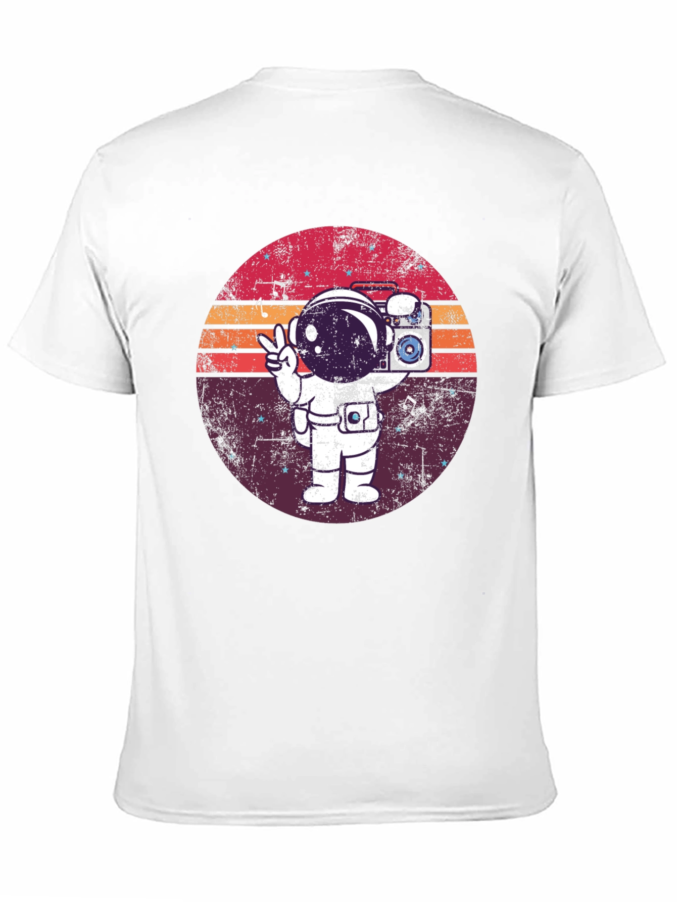 Retro Astronaut Graphic Tee - Space Vibes T-Shirt