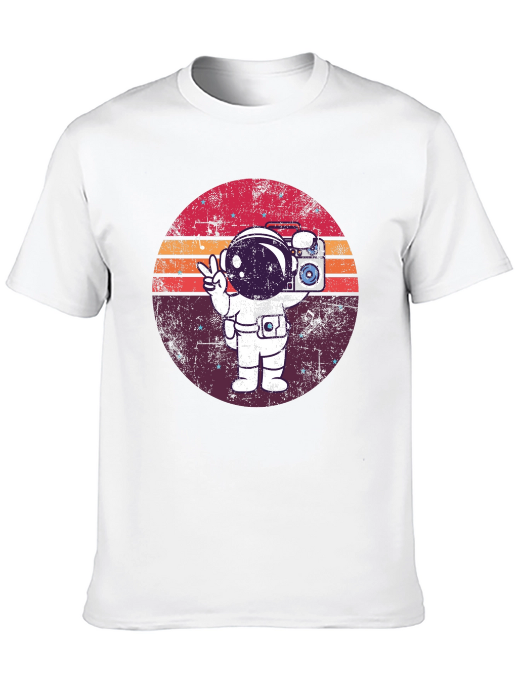 Retro Astronaut Graphic Tee - Space Vibes T-Shirt
