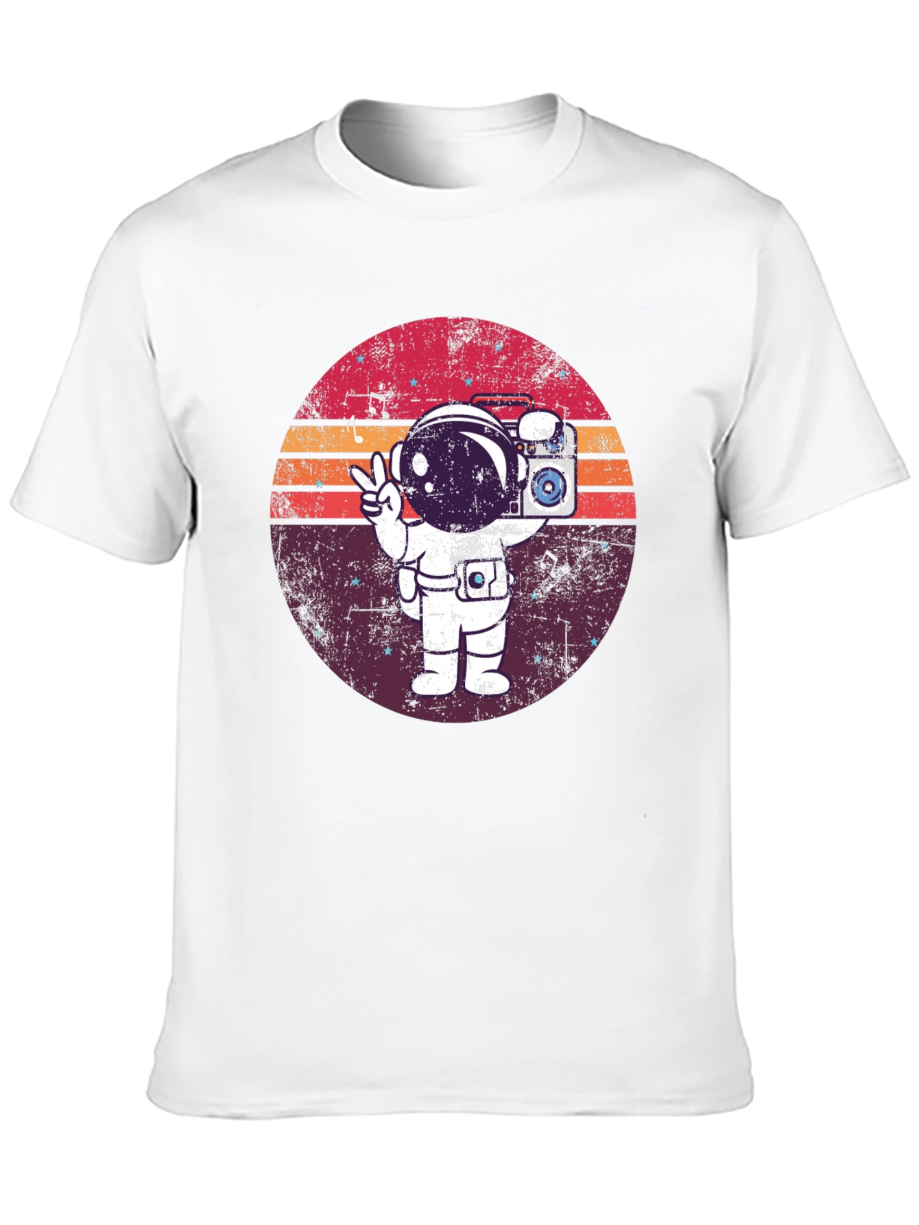Retro Astronaut Graphic Tee - Space Vibes T-Shirt