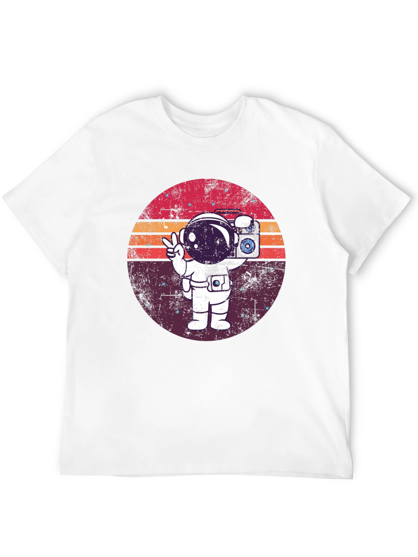 Retro Astronaut Graphic Tee - Space Vibes T-Shirt