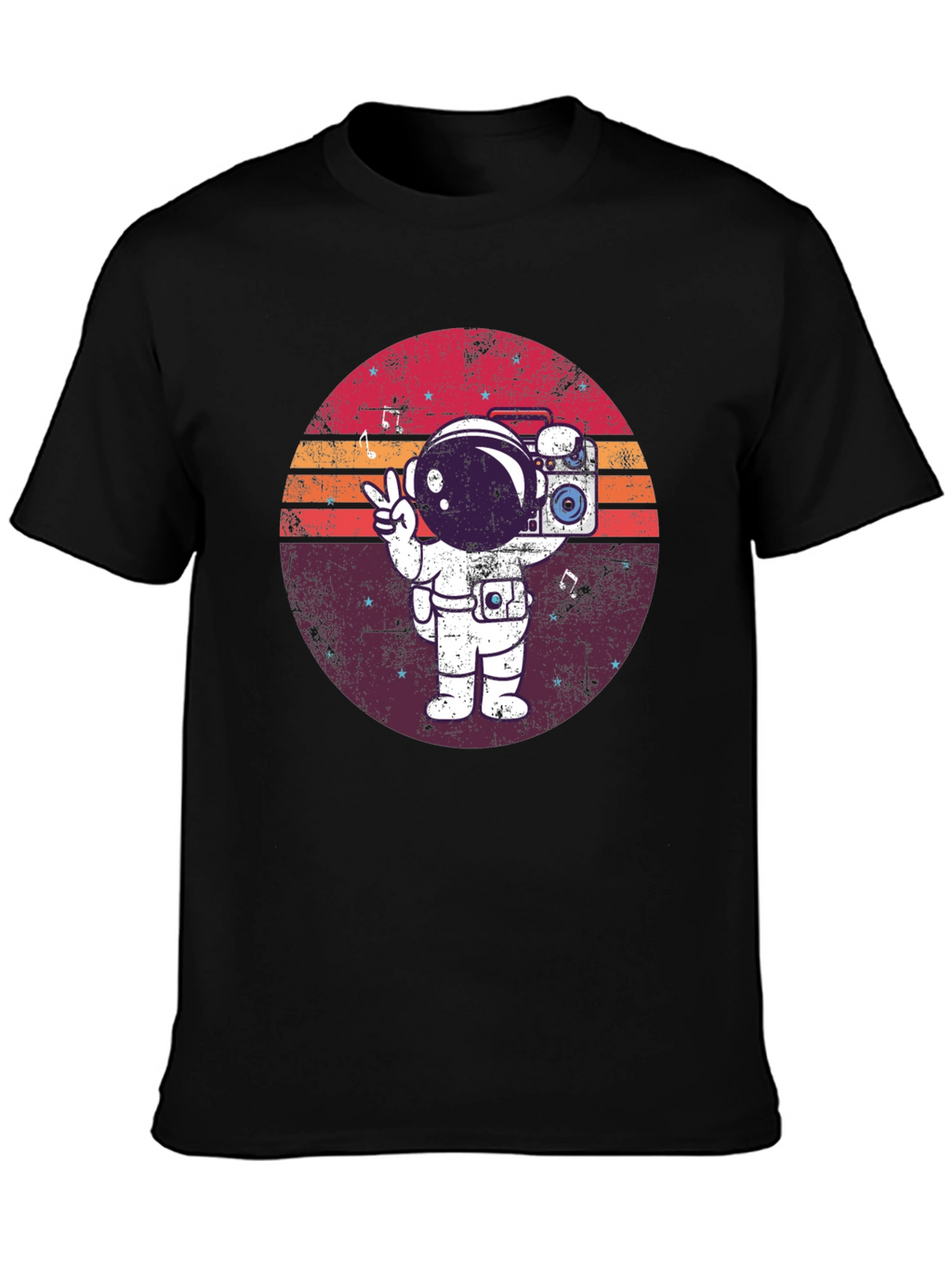Retro Astronaut Graphic Tee - Space Vibes T-Shirt