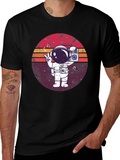 Retro Astronaut Graphic Tee - Space Vibes T-Shirt