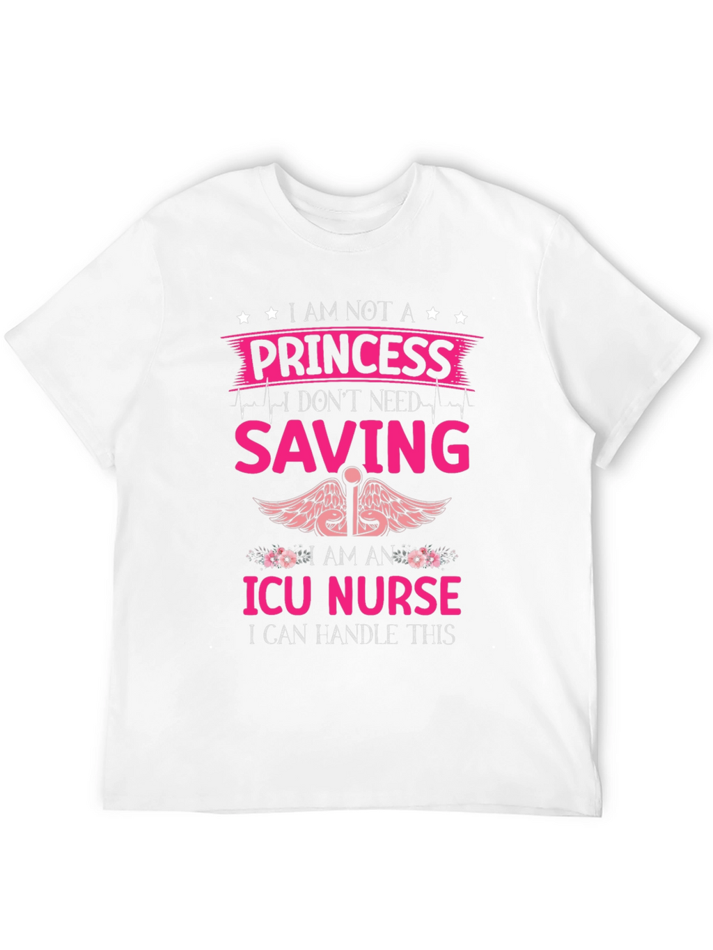 ICU Nurse Princess Graphic T-Shirt