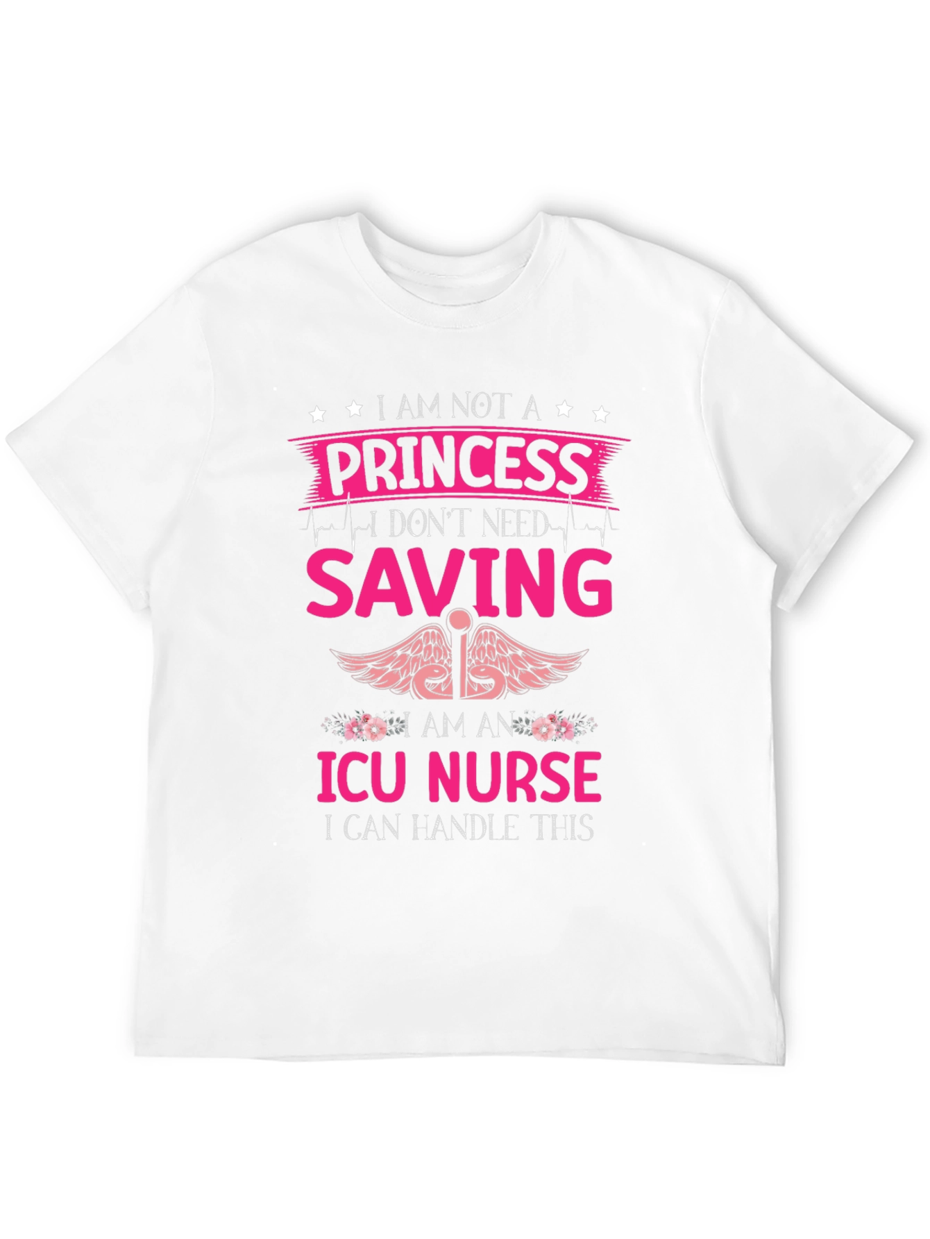 ICU Nurse Princess Graphic T-Shirt