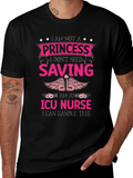 ICU Nurse Princess Graphic T-Shirt