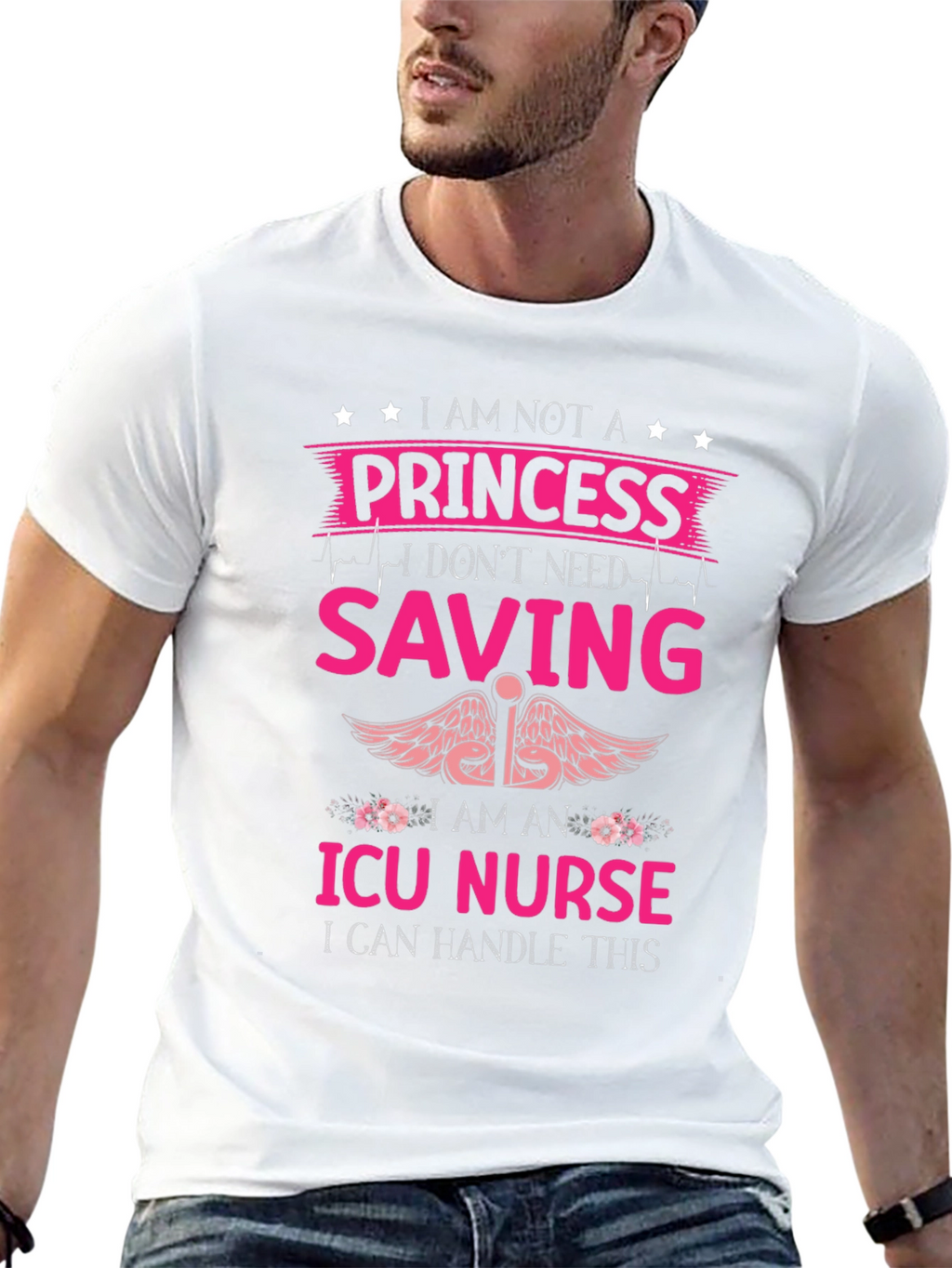 ICU Nurse Princess Graphic T-Shirt