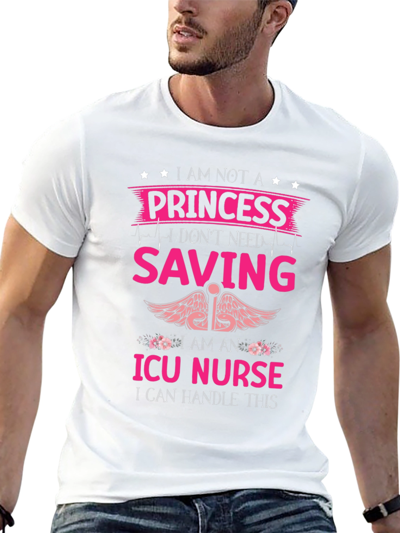 ICU Nurse Princess Graphic T-Shirt