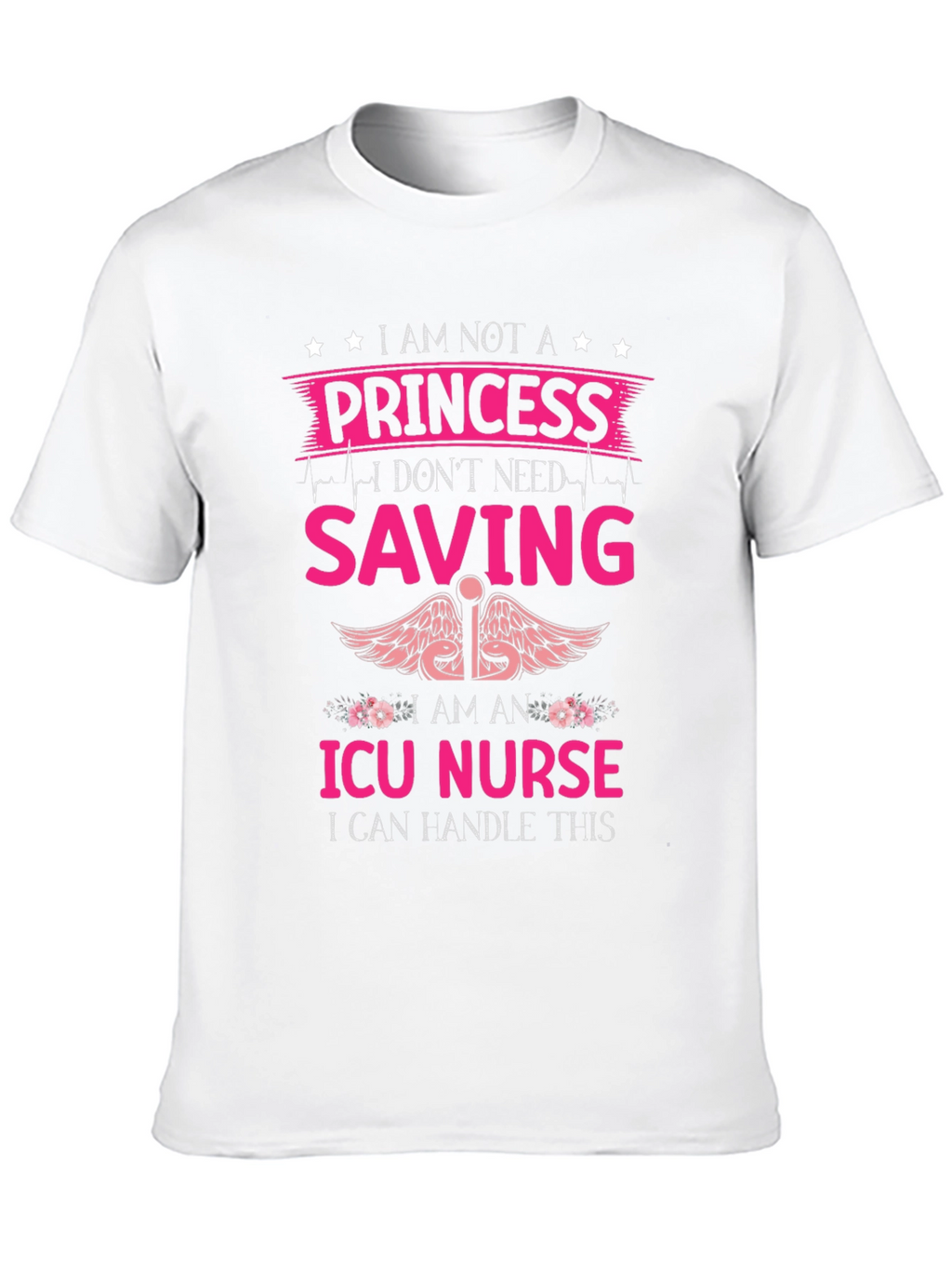 ICU Nurse Princess Graphic T-Shirt