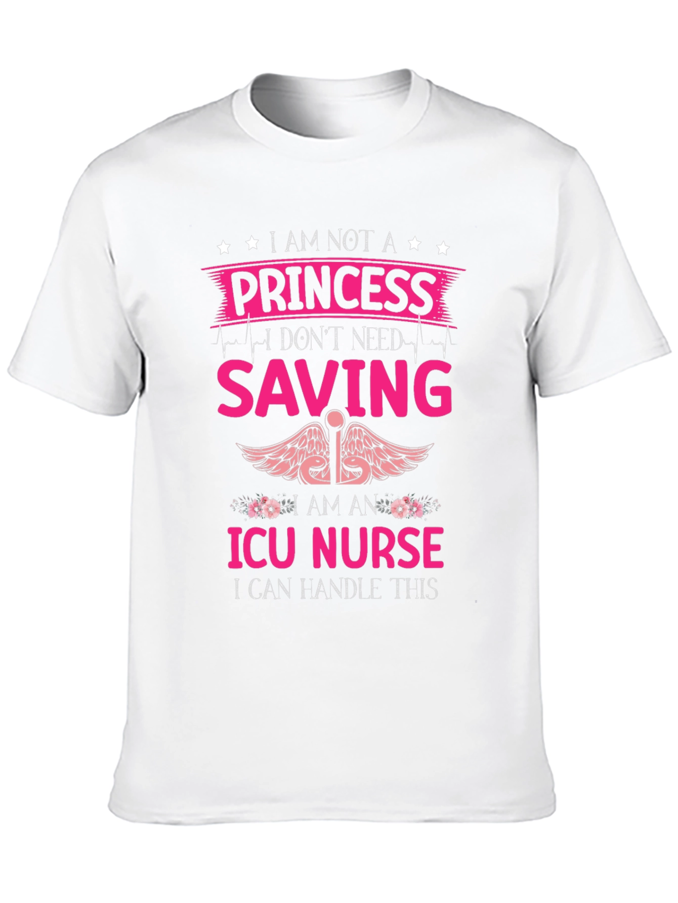 ICU Nurse Princess Graphic T-Shirt