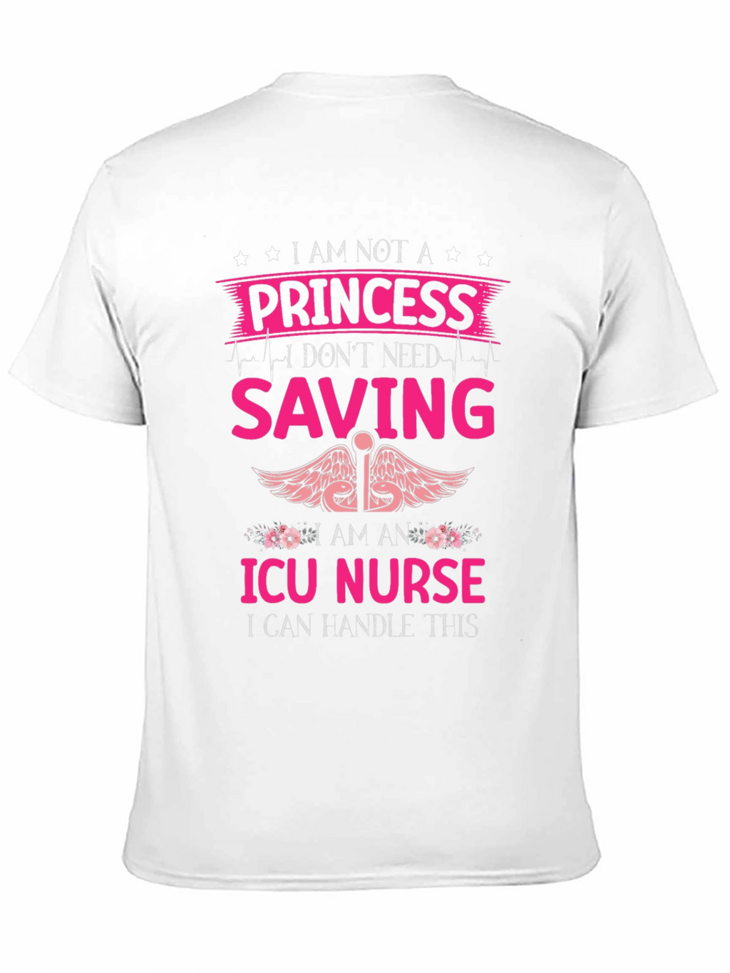 ICU Nurse Princess Graphic T-Shirt