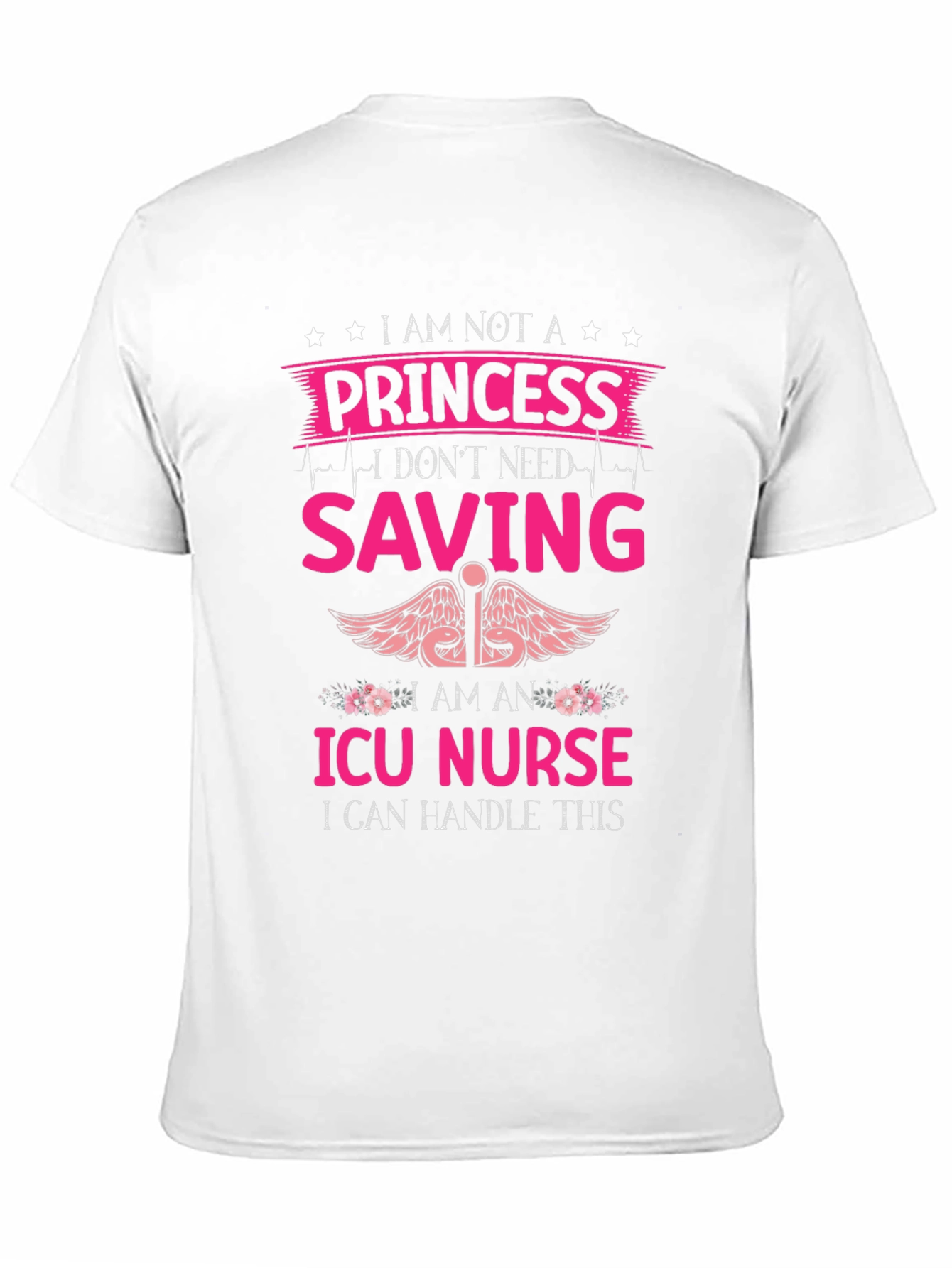 ICU Nurse Princess Graphic T-Shirt