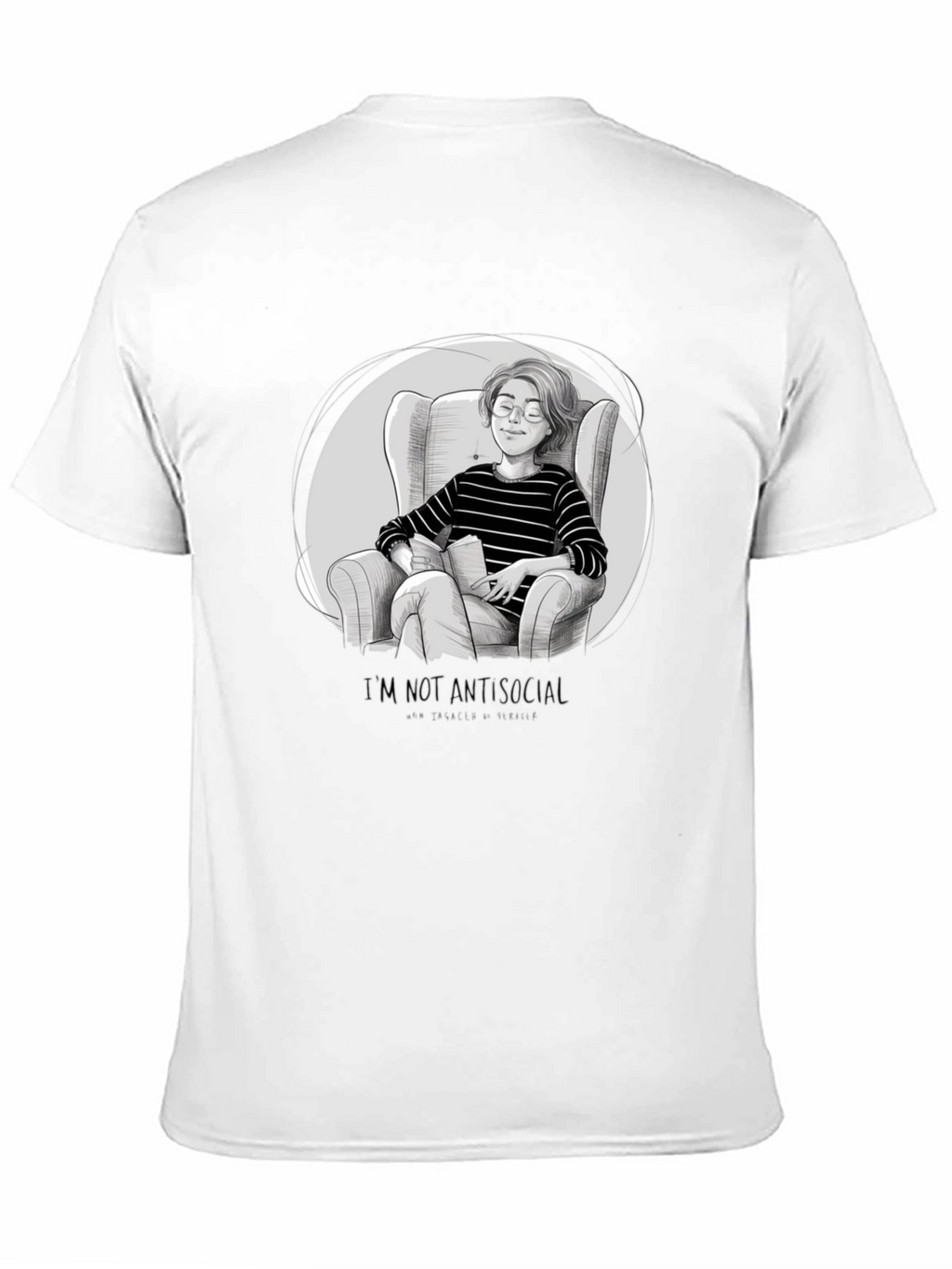 Introvert Comfort T-Shirt - Book Lover Tee
