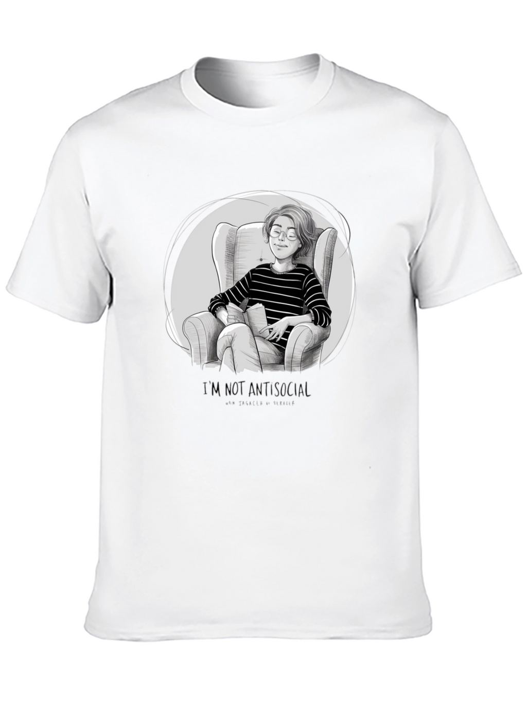 Introvert Comfort T-Shirt - Book Lover Tee