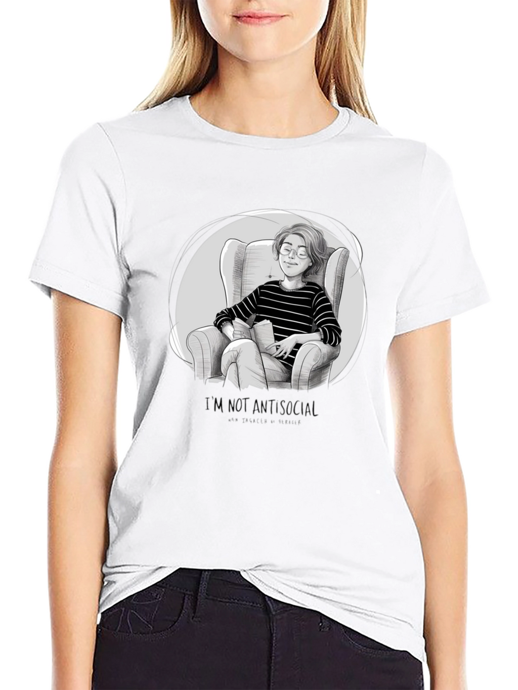 Introvert Comfort T-Shirt - Book Lover Tee