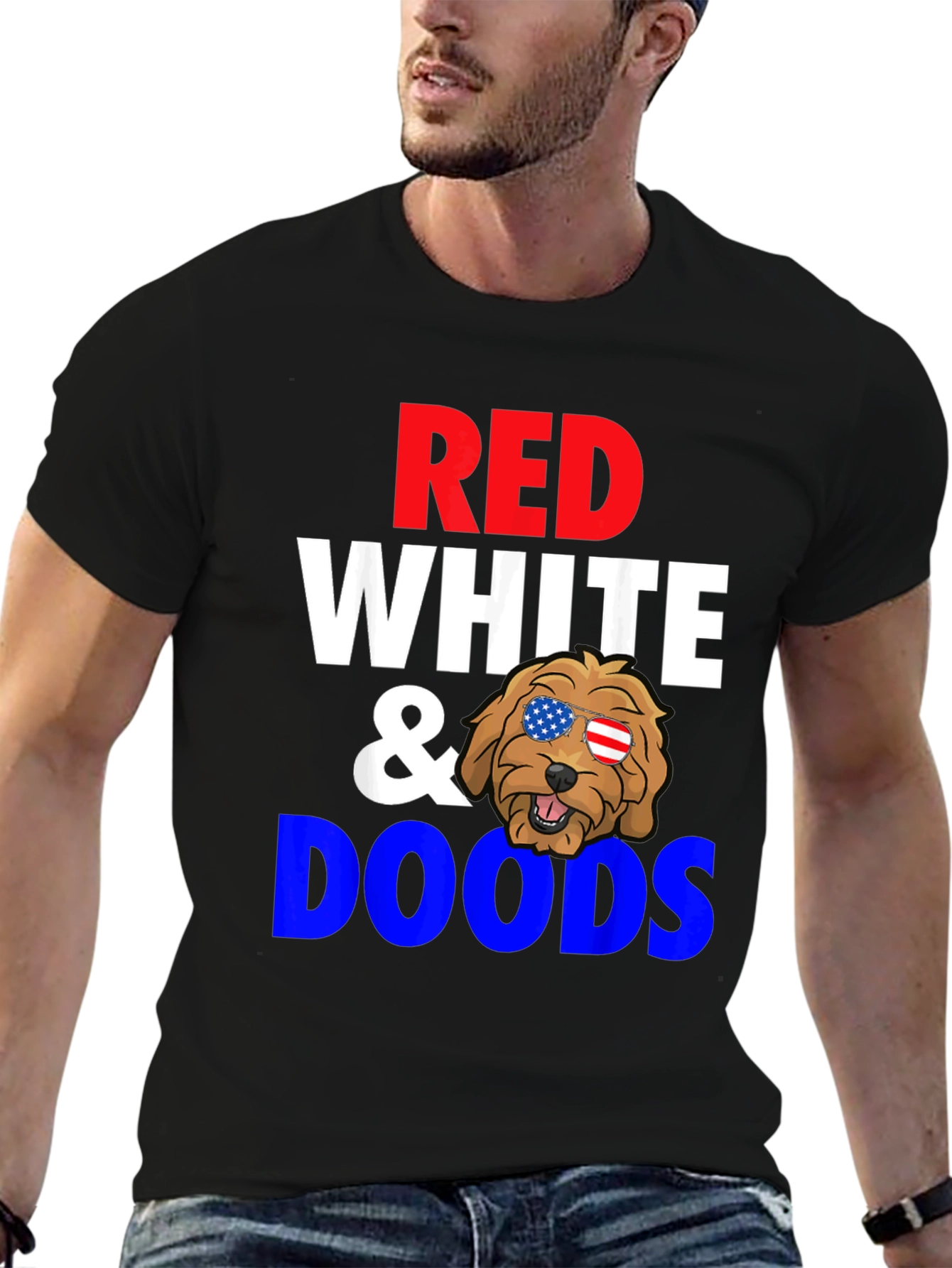 Red White & Doods Dog Lover T-Shirt