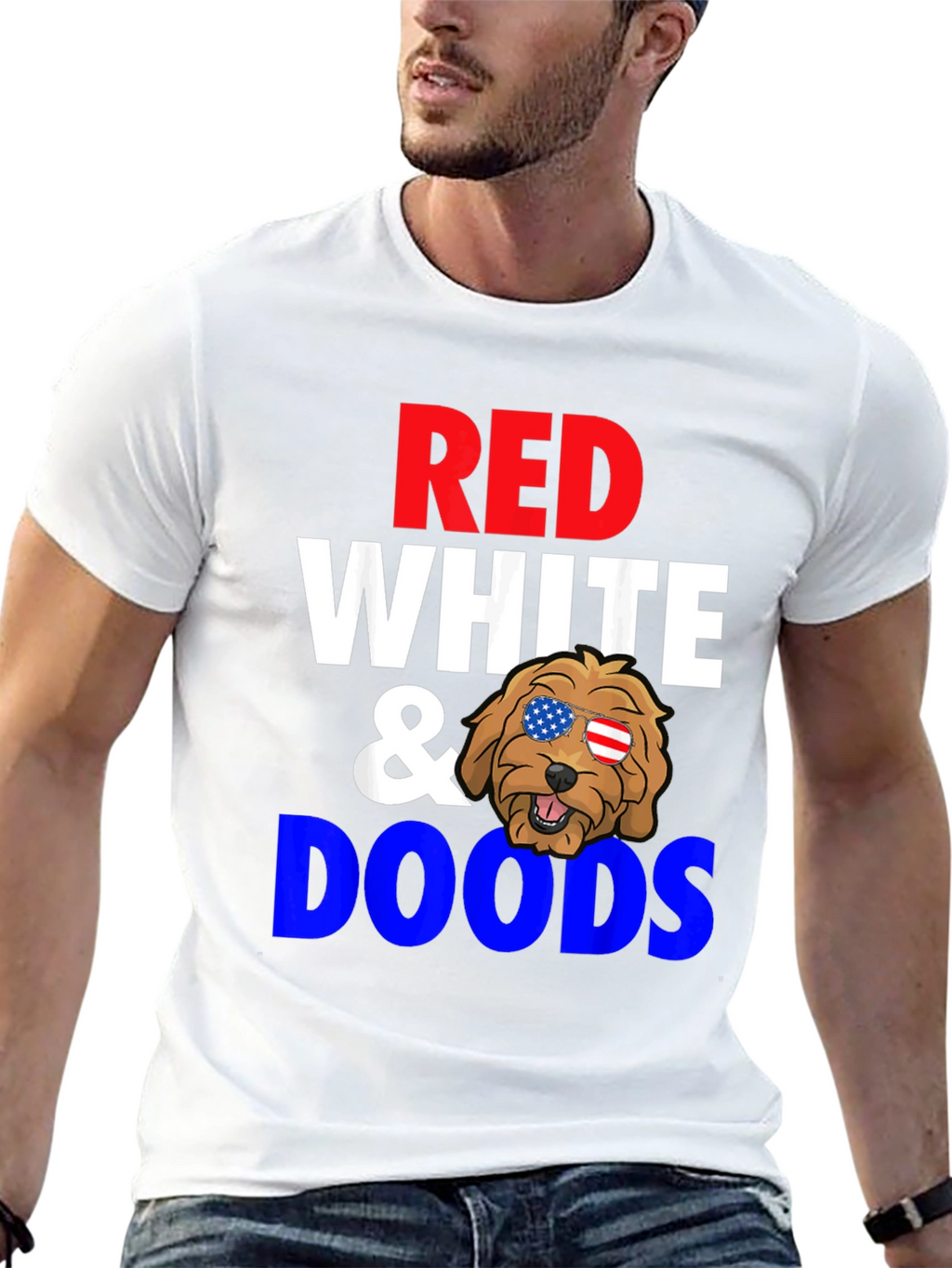 Red White & Doods Dog Lover T-Shirt