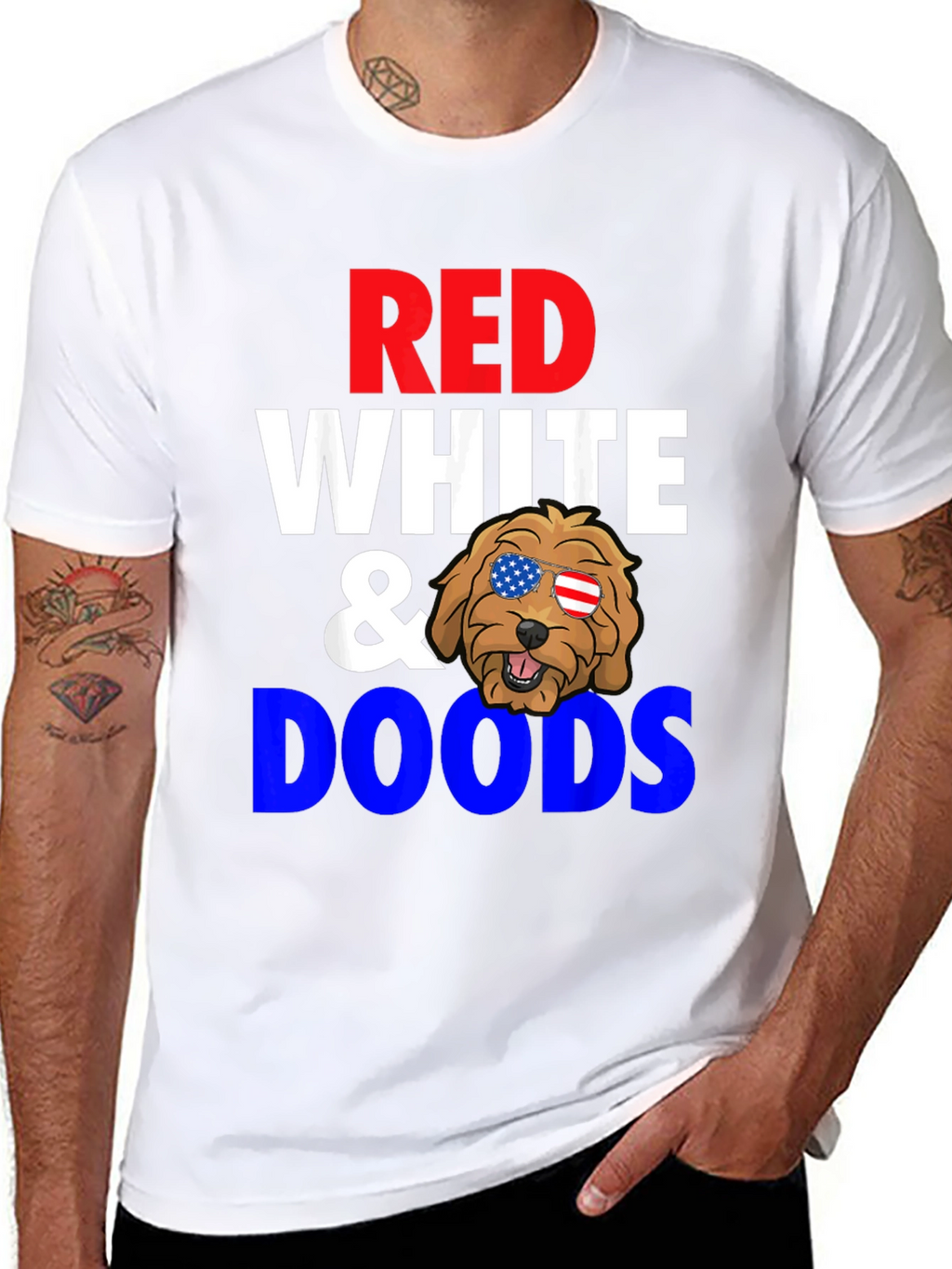 Red White & Doods Dog Lover T-Shirt