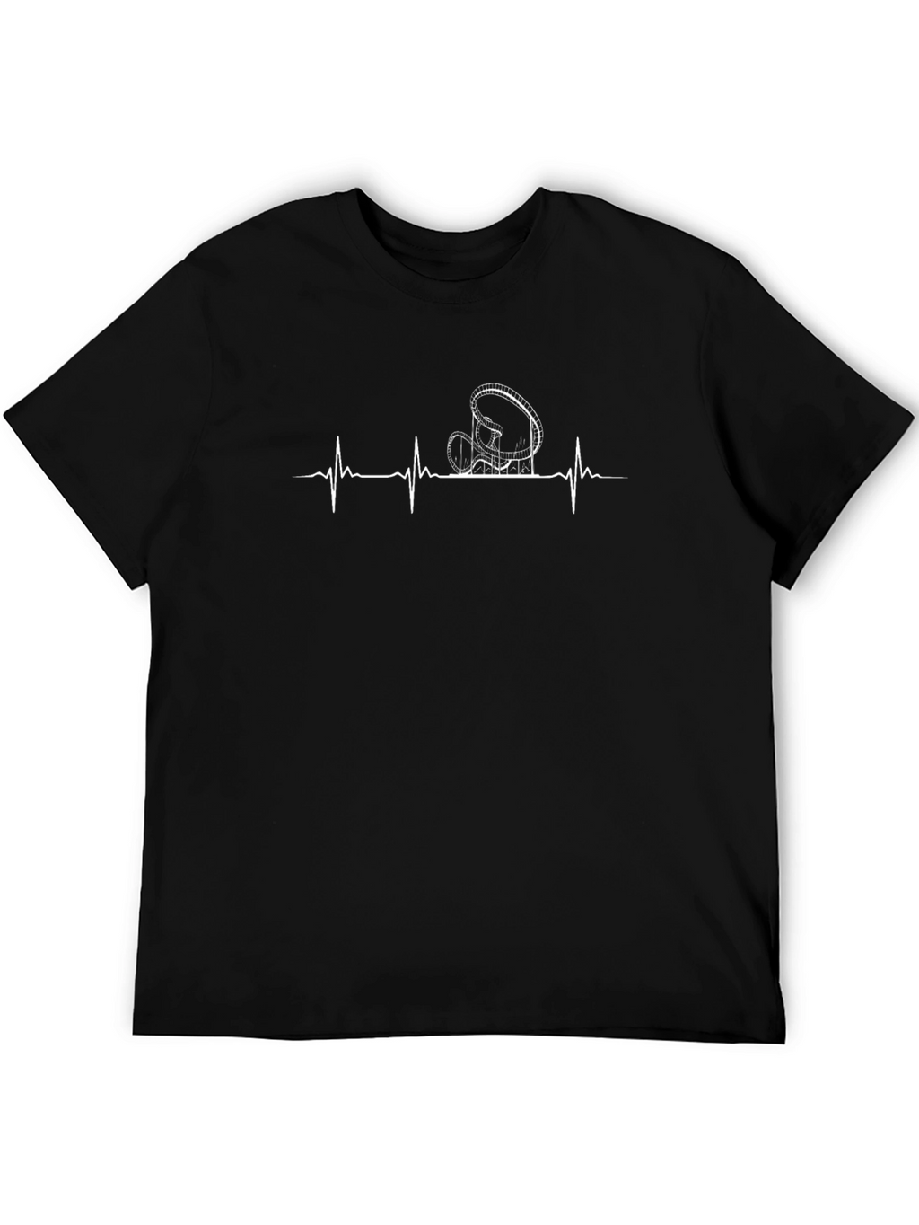 Roller Coaster Heartbeat Graphic Tee