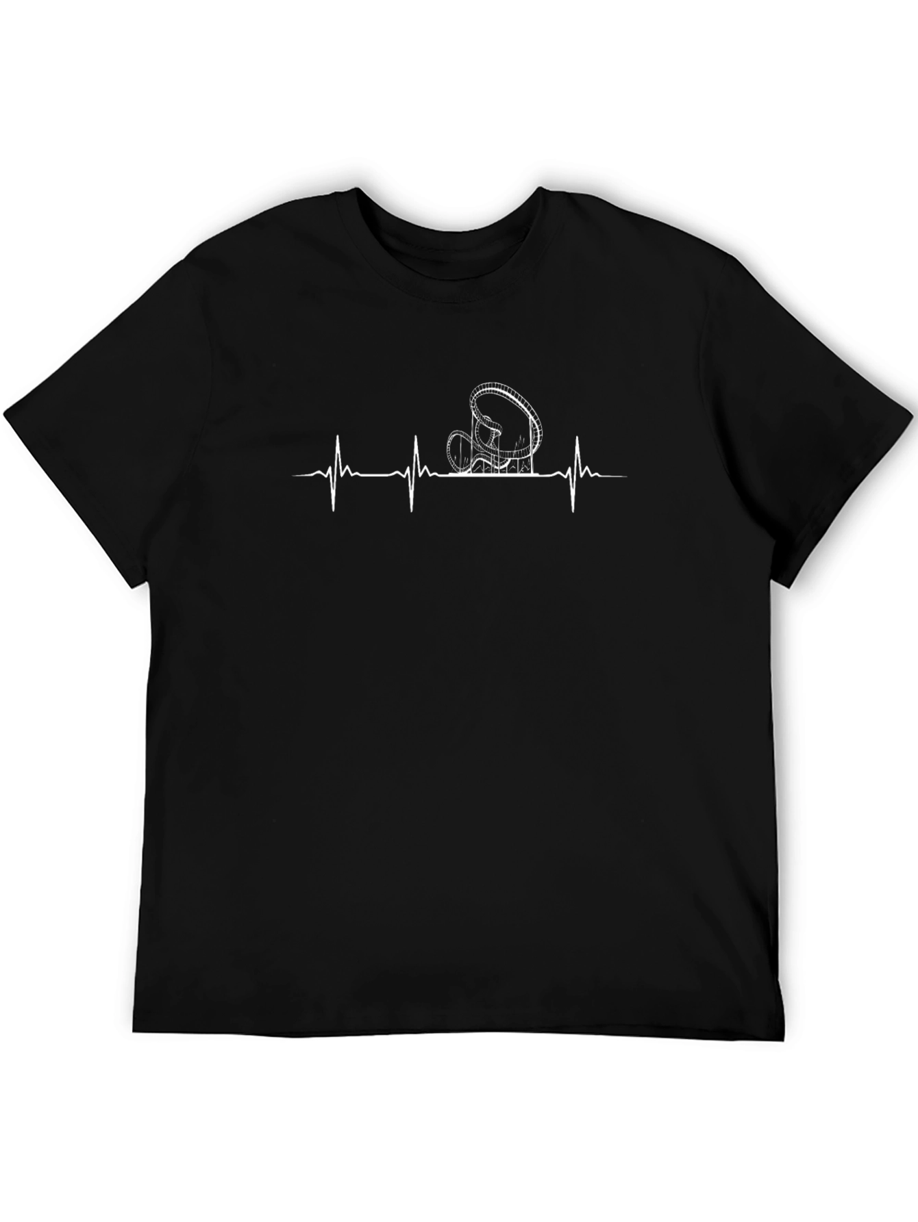 Roller Coaster Heartbeat Graphic Tee